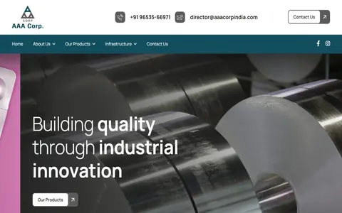 Website of AAA Corp