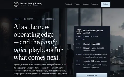 Website of Private Family Society