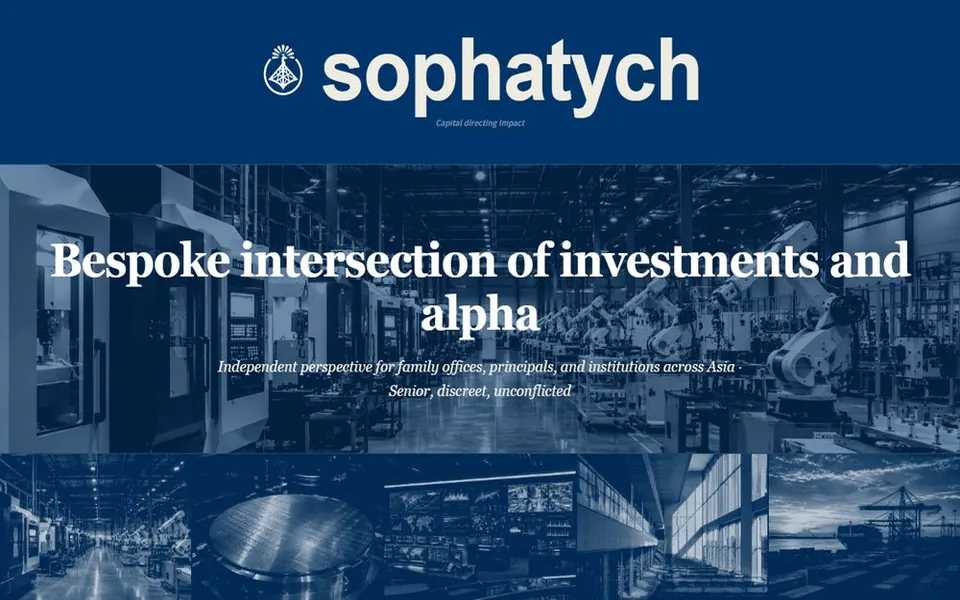 Screenshot of the Sophatych website